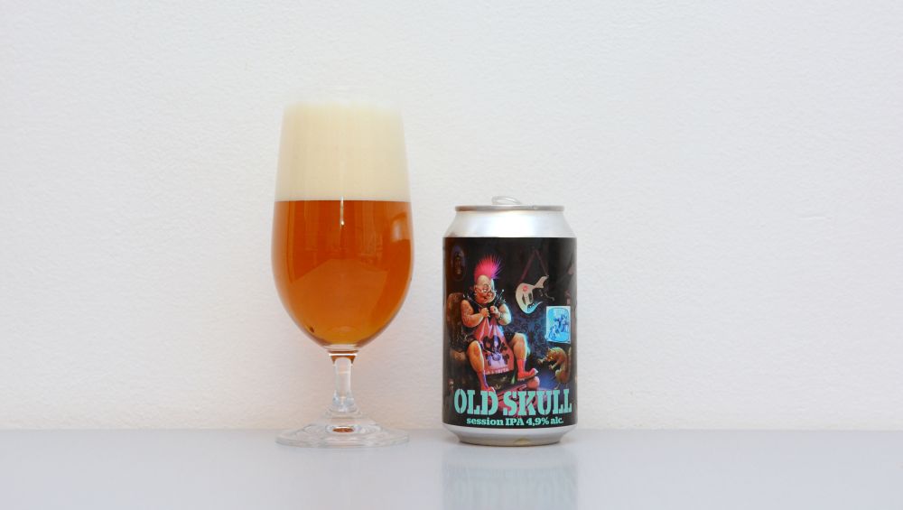 Old Skull, JAMA Craft Brewery, plechovka, plechovkové pivo