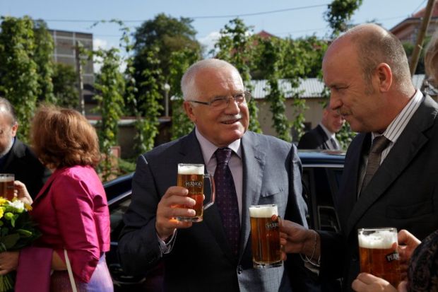 Pivovar Permon svojho času navštívil aj vtedajší český prezident Václav Klaus.  Snímka: Facebook Permon