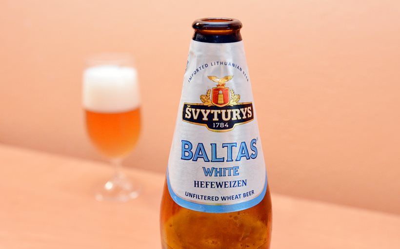 Pšeničné pivo z Litvy (Baltas White Hefeweizen)