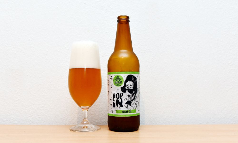 Hop In, Browars, poľský pivovar, India Pale Ale, IPA, recenzia, test