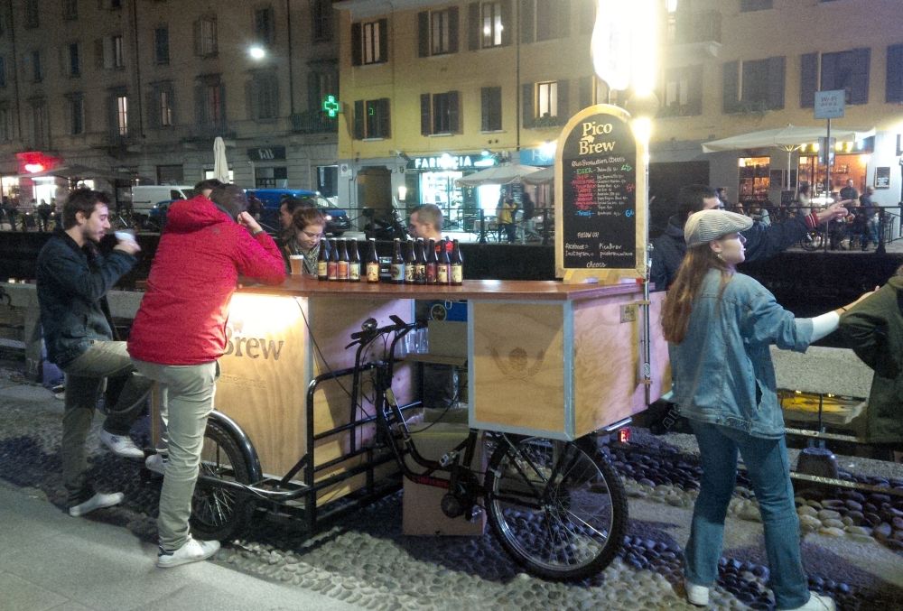 Pivo Brew v Miláne.