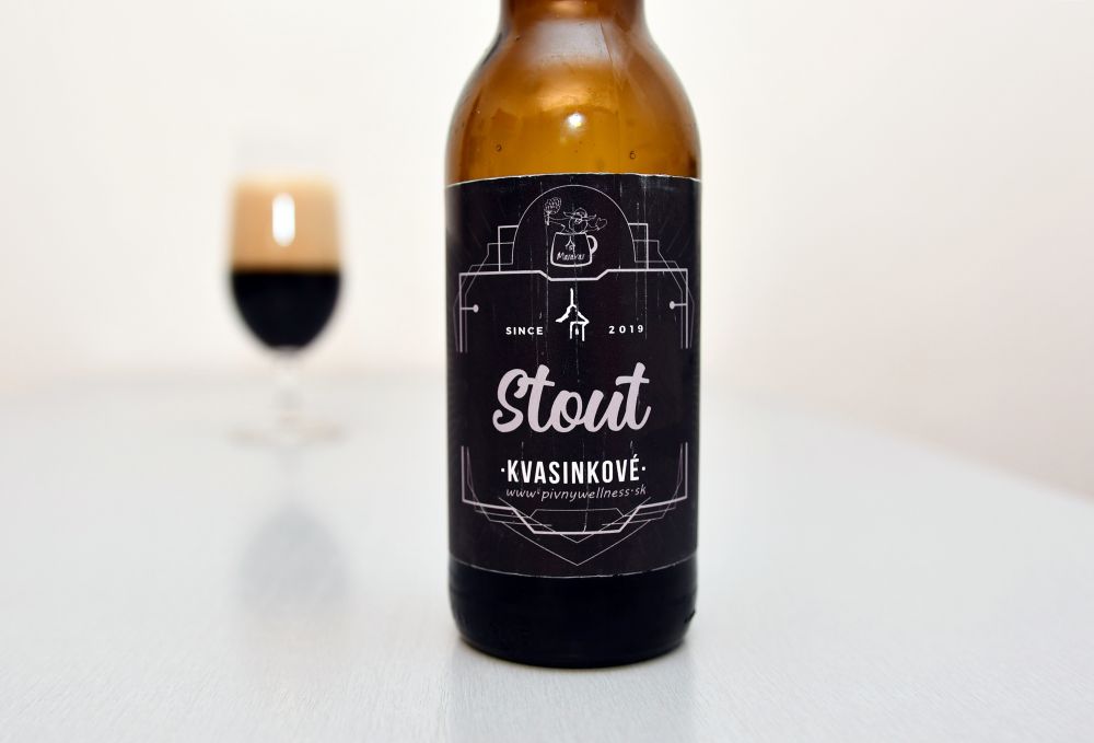 Stout z liptovského pivovaru Maravar (Stout – Kvasinkové)