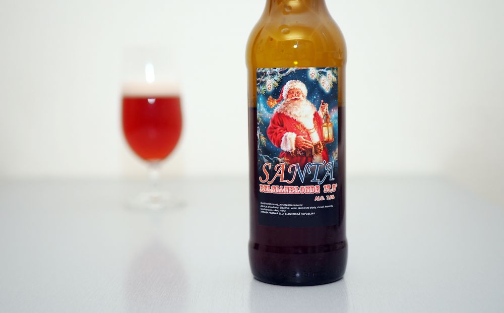 Výborný nápad, ešte lepšie prevedenie piva (Santa)