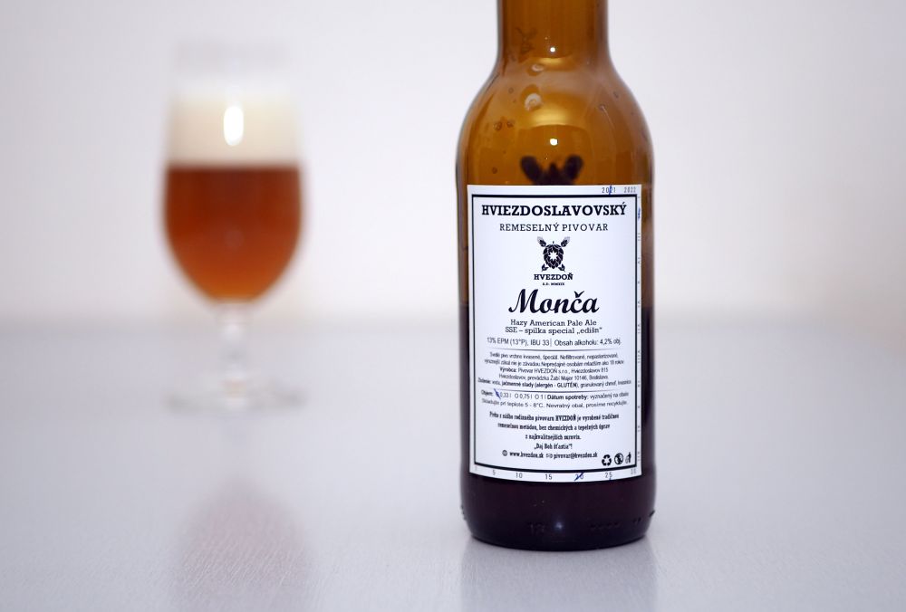Príjemné ľahké a ovocné pitie od pivovaru Hvezdoň (Monča)