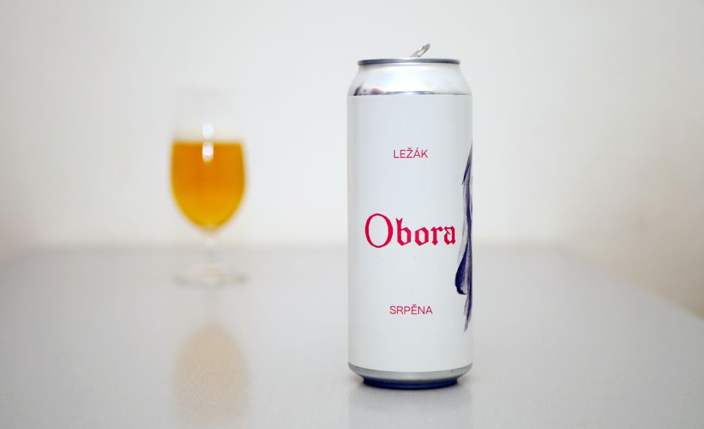 Fajn piteľný ležiak z českého pivovaru Obora (Srpěna)