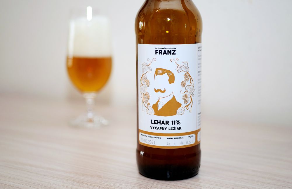 Ležiak z lučeneckého pivovaru Franz (Lehár)