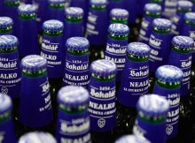 Fľaše z pivovaru Bakalář